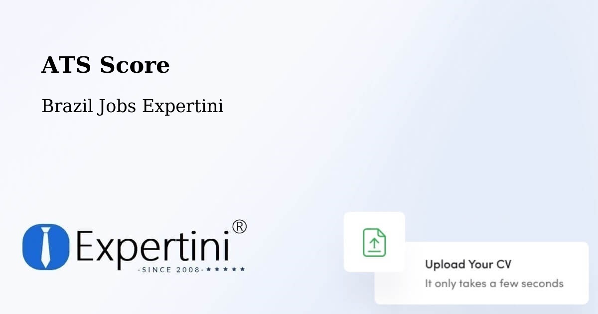 Resume ATS Score & Job Description Match Tool – Ibiá - Brazil Jobs Expertini